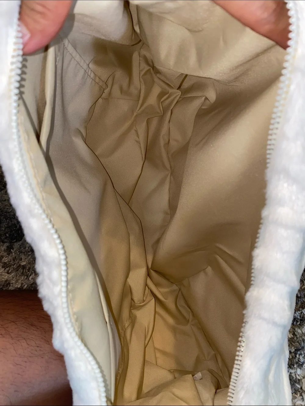 Nike Sportswear Faux Fur Slouchy Bag